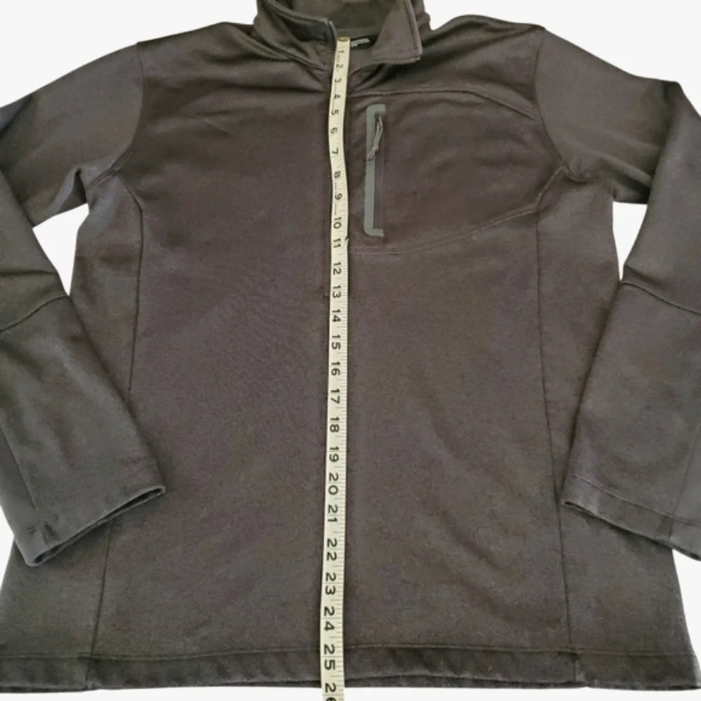 THE NORTH FACE Cugo‎ Charcoal Gray Quarter Zip Pullover Jacket/Coat Men's Size M